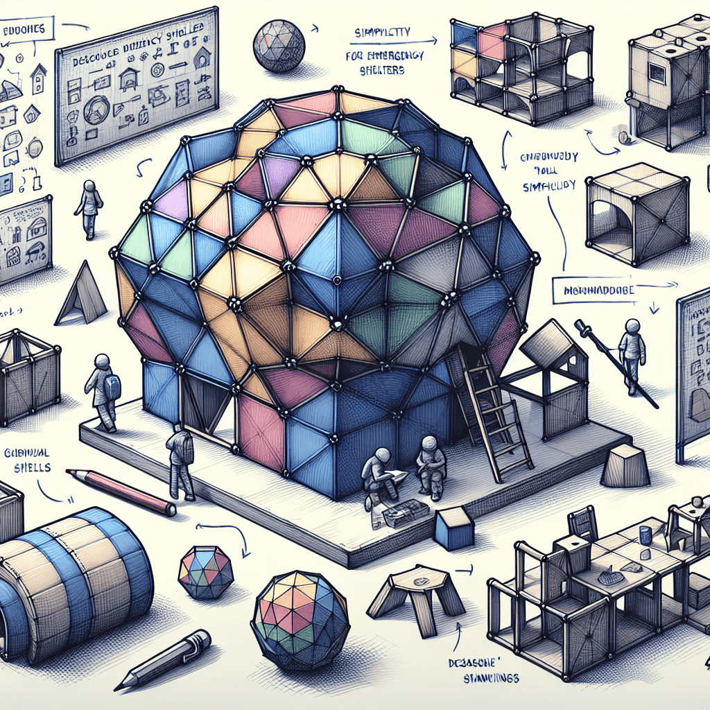 Survival Shells: Modular Geometry for Emergency Shelter Design