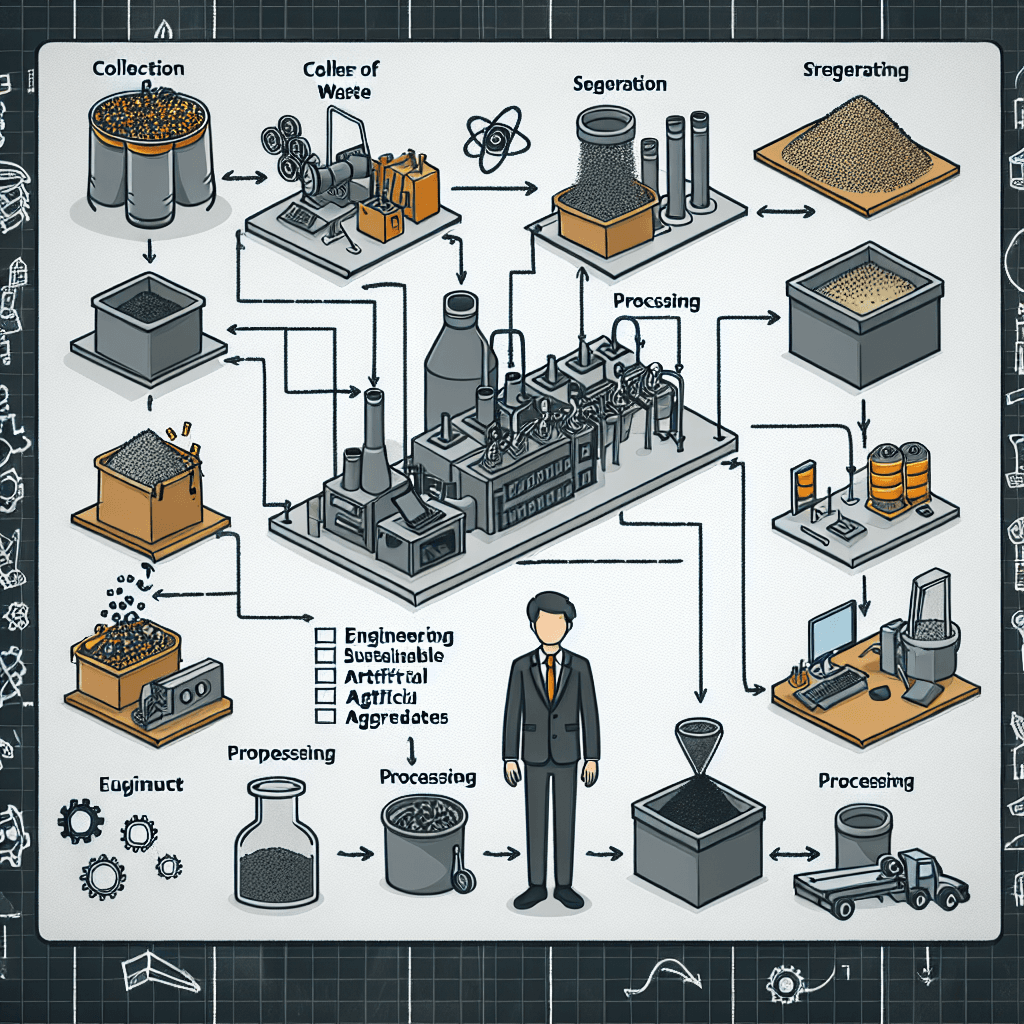 Engineering Sustainable Artificial Aggregates from Industrial Waste Byproducts